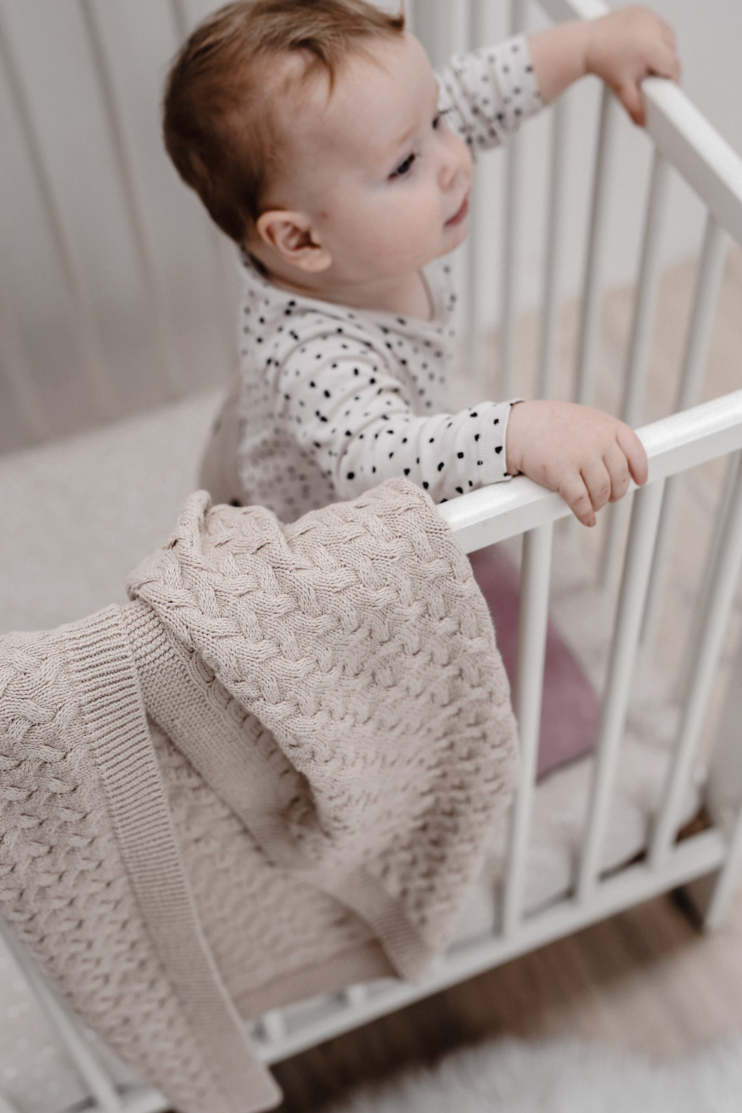 MERMAID baby blanket - Beige