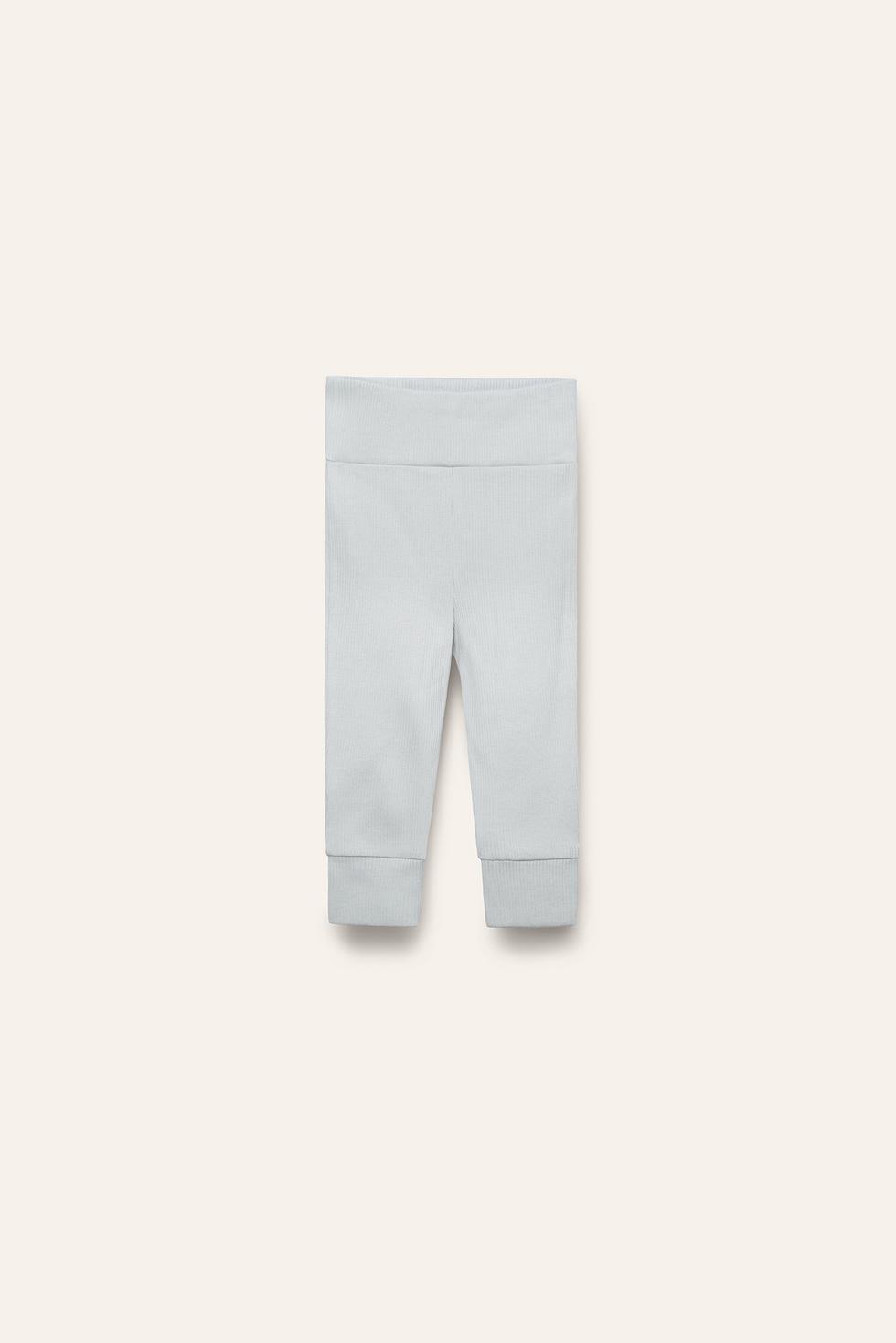 Organic Pima Cotton Baby Leggings - Blue