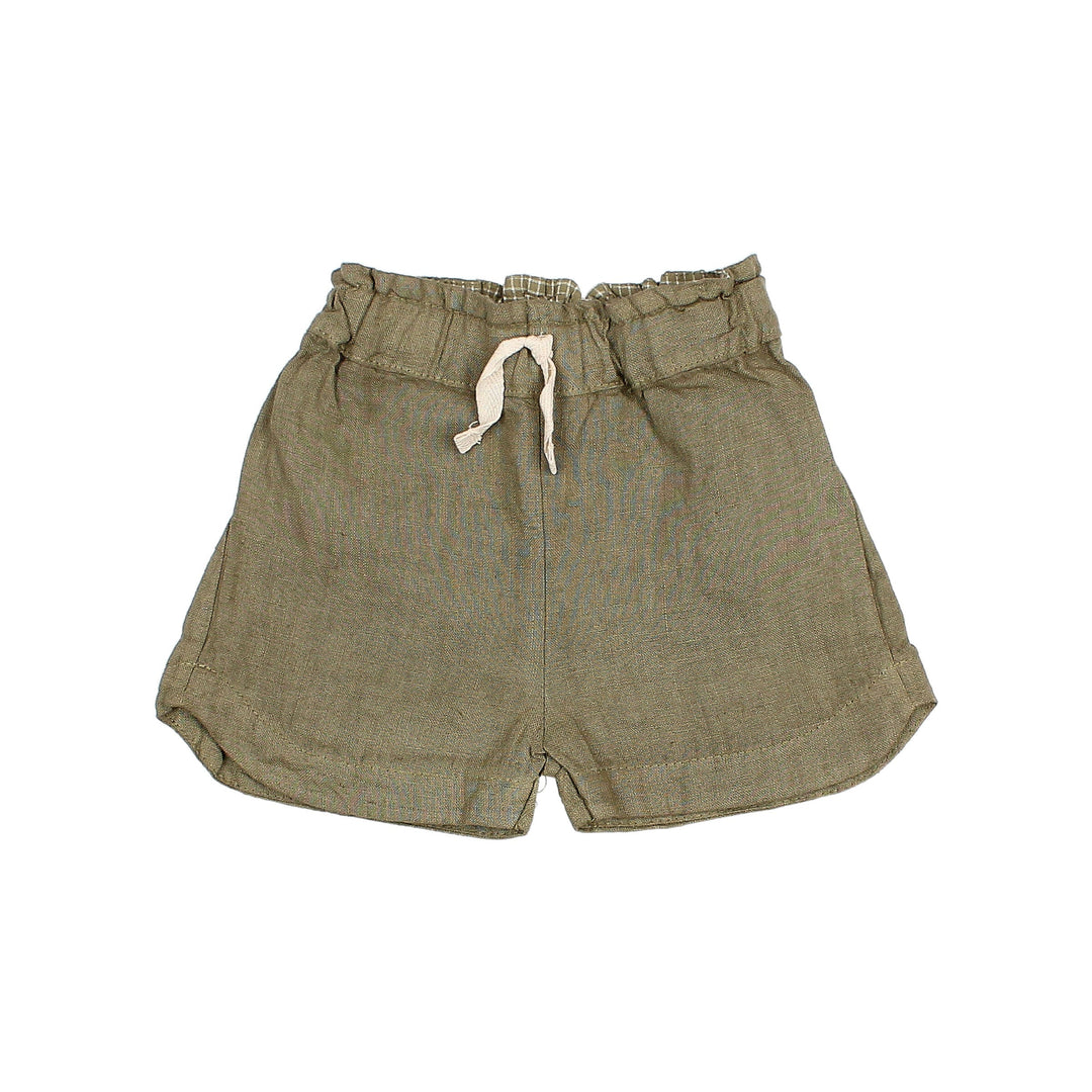 BB Linen Shorts - Kaki