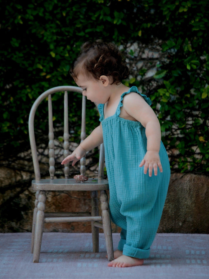 Baby Morgane Jumpsuit - Smoke Blue