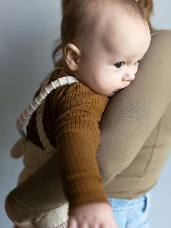 The Ribbed Onesie Baby - Bronze