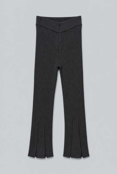 Flare Sweater Pants - Black