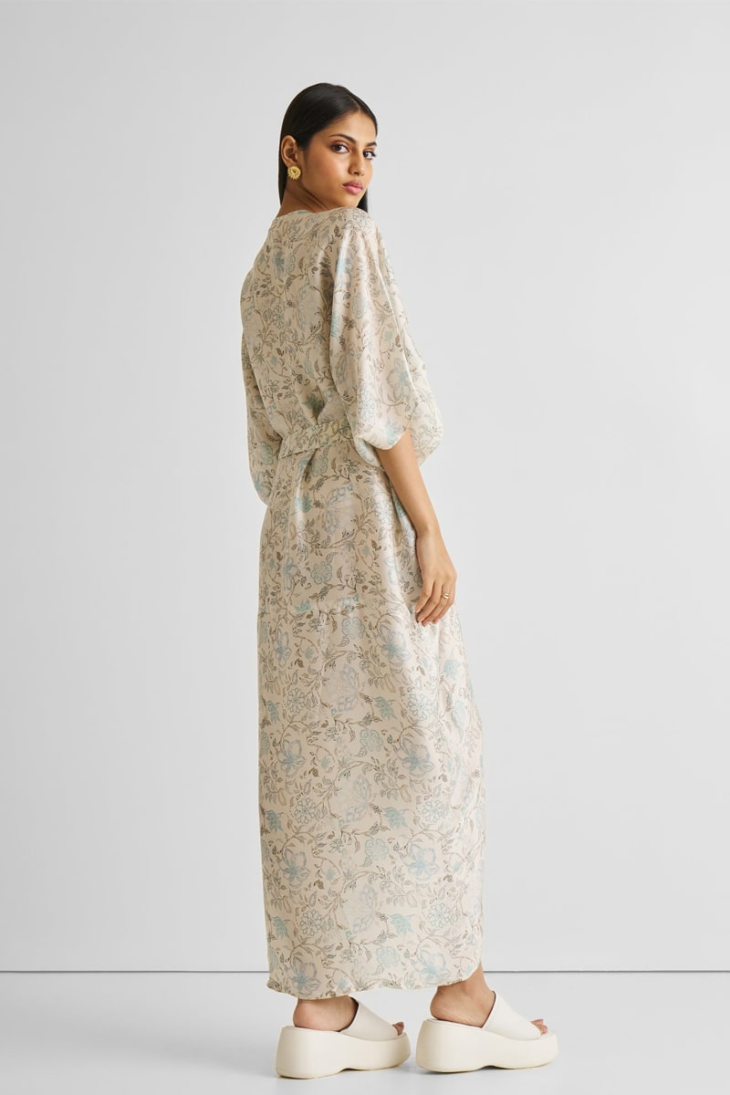 Silky Kaftan Dress - Lily Love