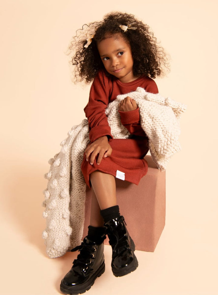 Grow With Me Sweater - Chestnut