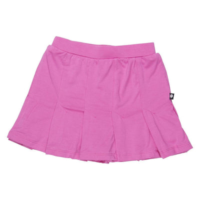 Pleated Skort - Pink Phlox