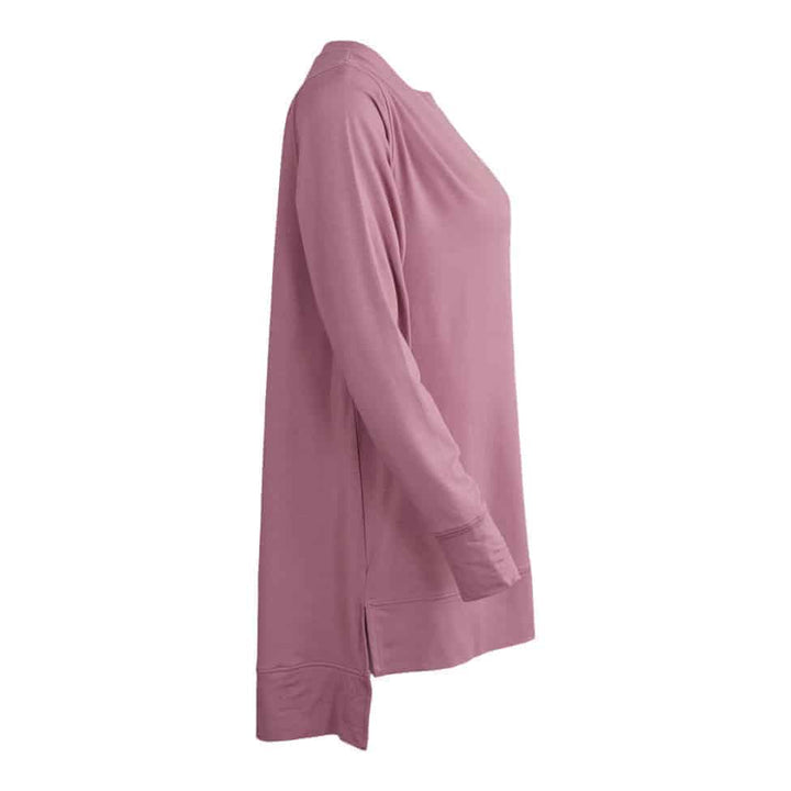 Essential Side Slit Tunic - Pink