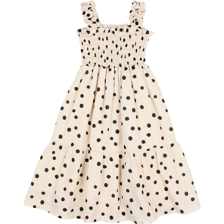 Dots Dress - Sand Dresses + Skirts Buho 