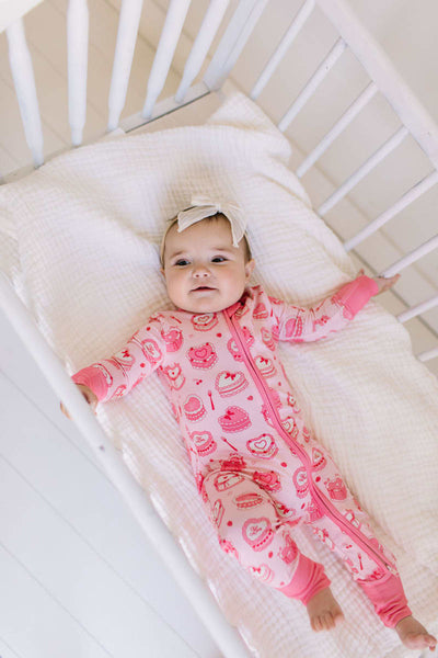 Zippy Bamboo Baby Pajama - Eat Your Heart Out