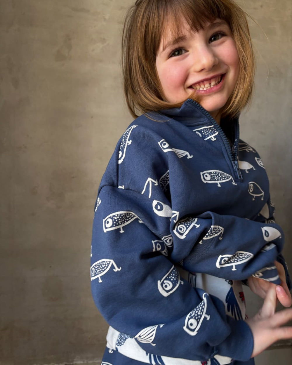 Quarter Zip - Lure Denim - Zip-up Sweatshirt