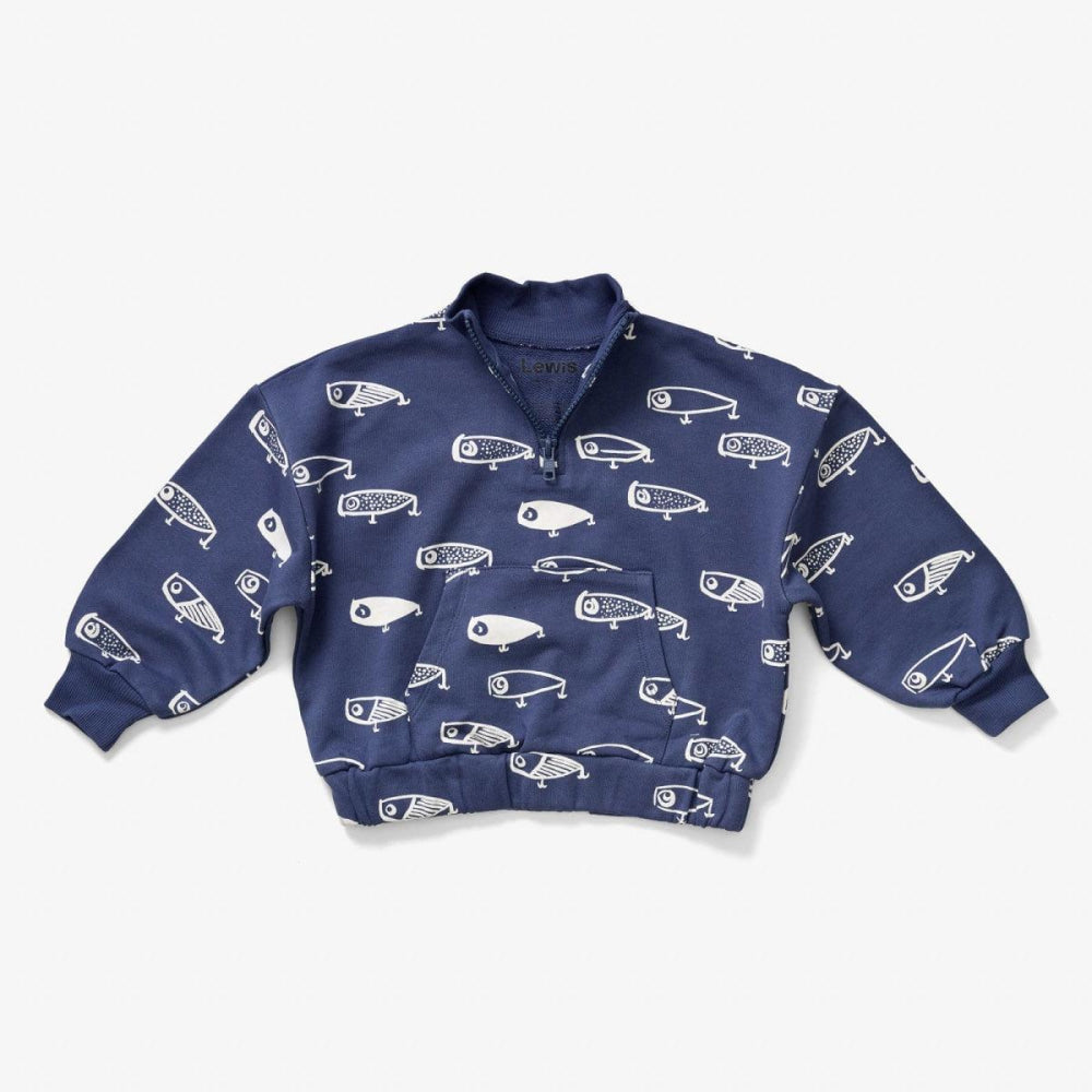 Quarter Zip - Lure Denim - Zip-up Sweatshirt