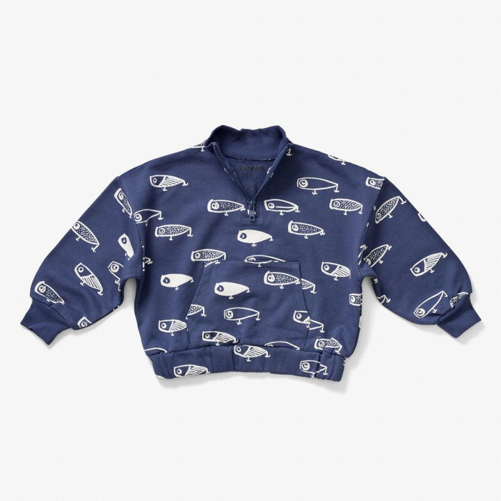 Quarter Zip - Lure Denim - Zip-up Sweatshirt