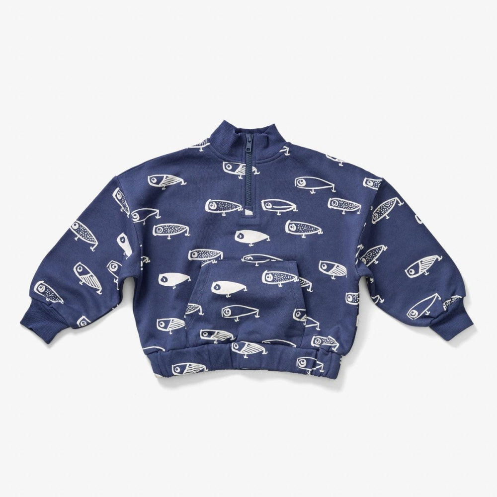 Quarter Zip - Lure Denim - Zip-up Sweatshirt