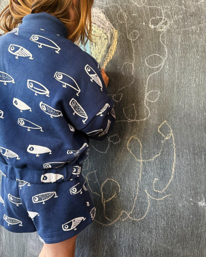 Quarter Zip - Lure Denim - Zip-up Sweatshirt