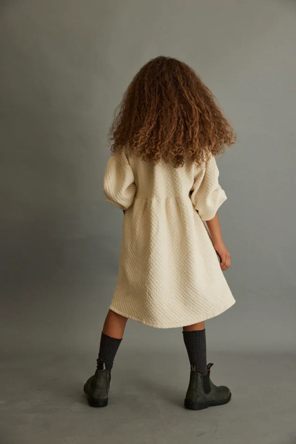 Quilted dress - Ivory - Dresses