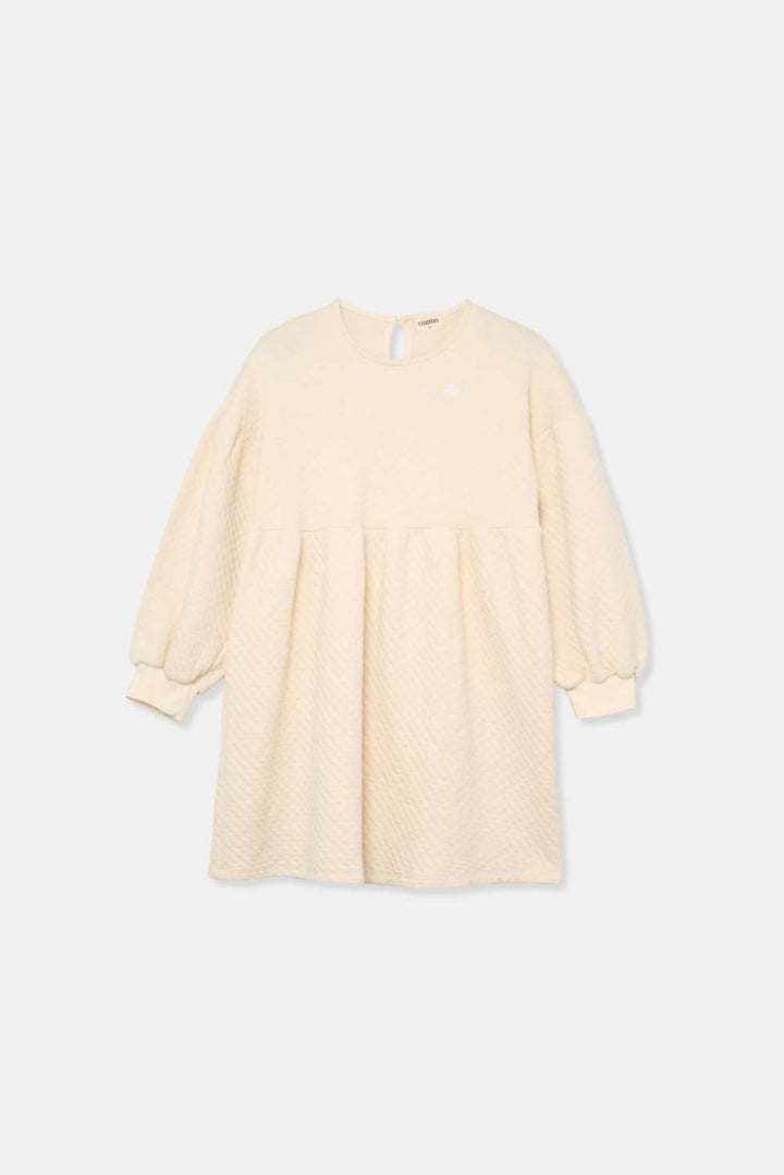 Quilted dress - Ivory - Dresses