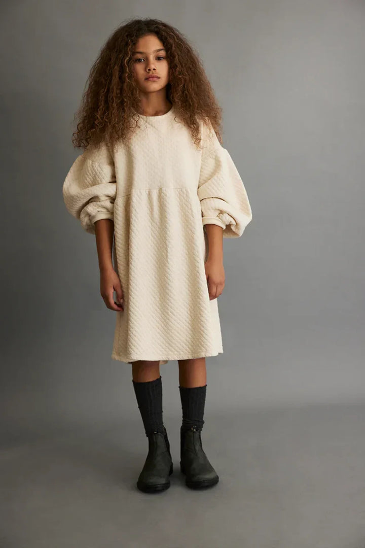 Quilted dress - Ivory - Dresses