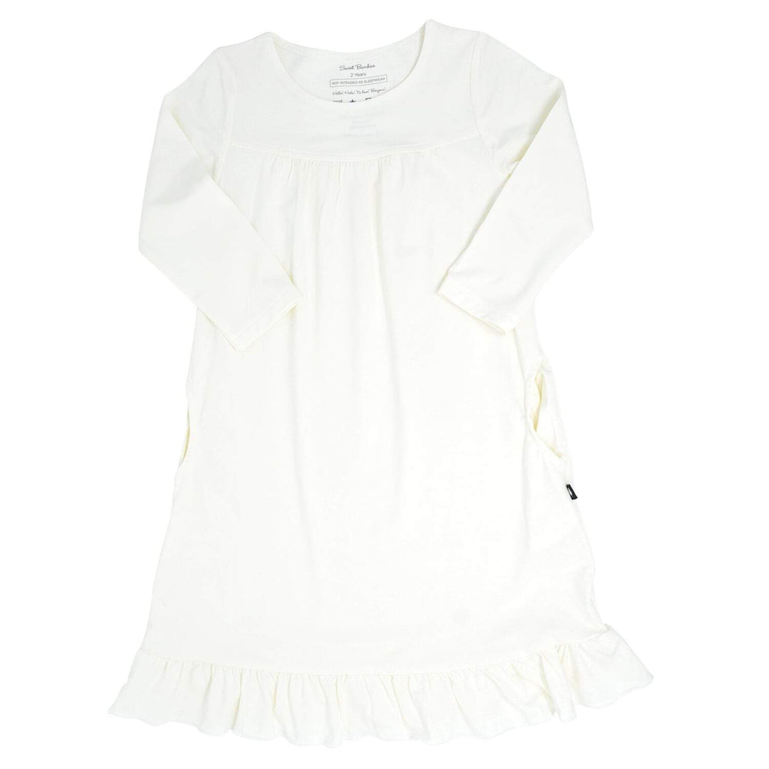 Boho Dress - Whispery White