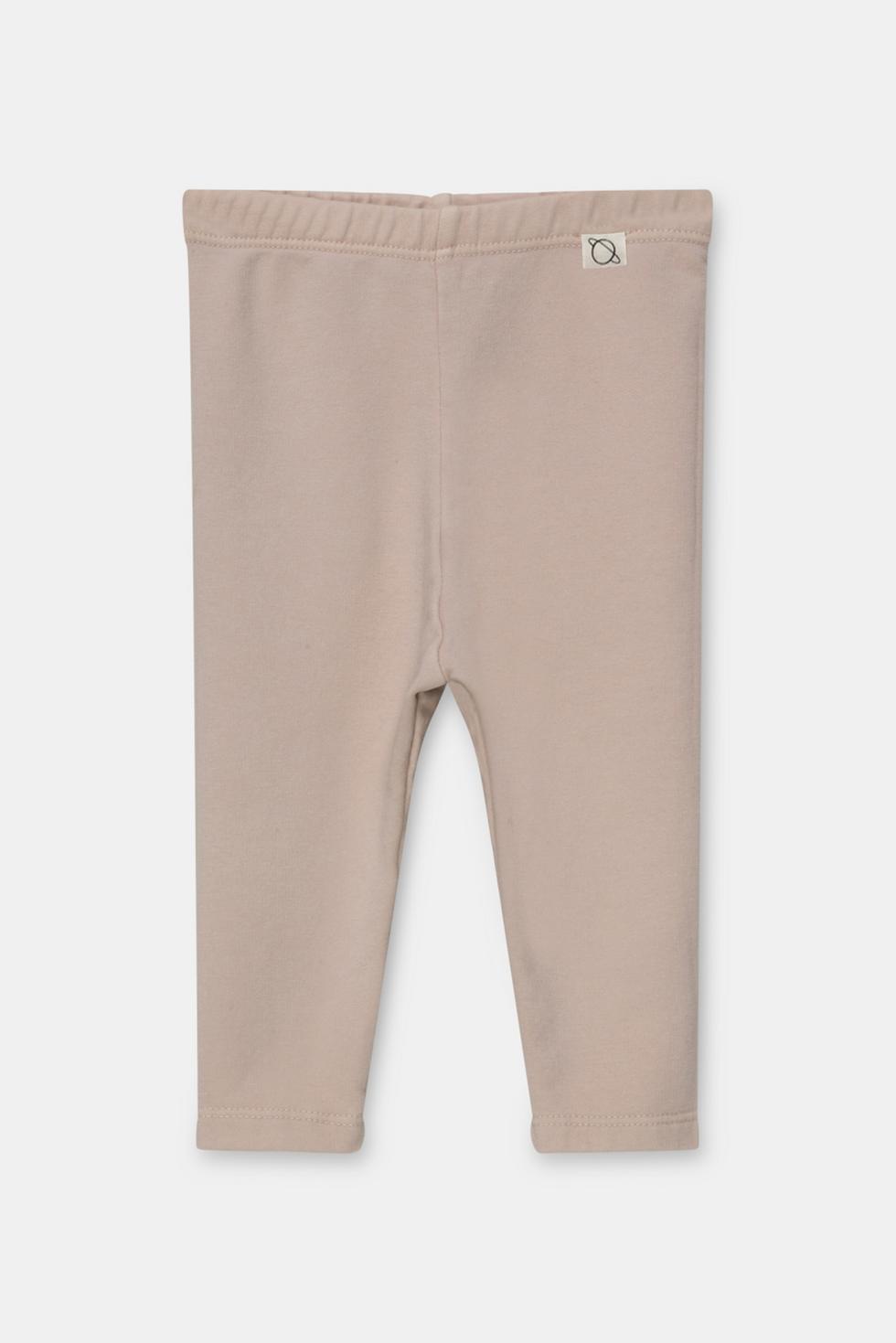 Organic baby leggings - Softpink