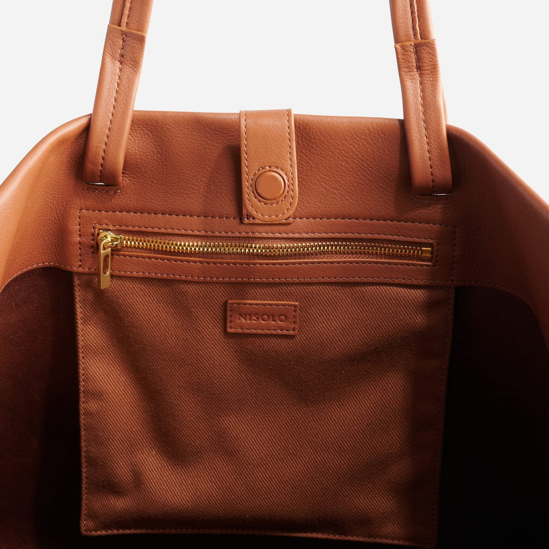 Camila Everyday Tote - Caramel - FINAL SALE
