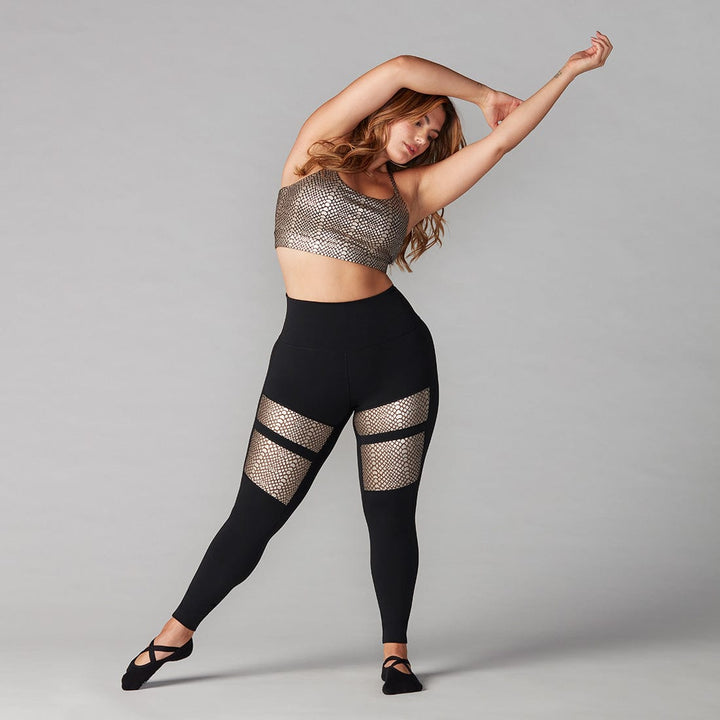 Tavi Bra - Ebony Metallic Snake
