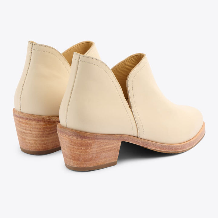 Classic Ankle Bootie - Bone