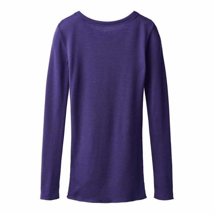 Rihanna Wool T-Shirts Long Sleeves - Space Purple