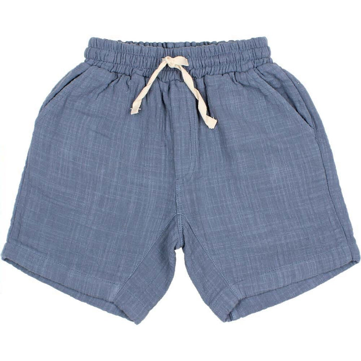 Double Gauze Bermuda - Blue Shorts Buho 