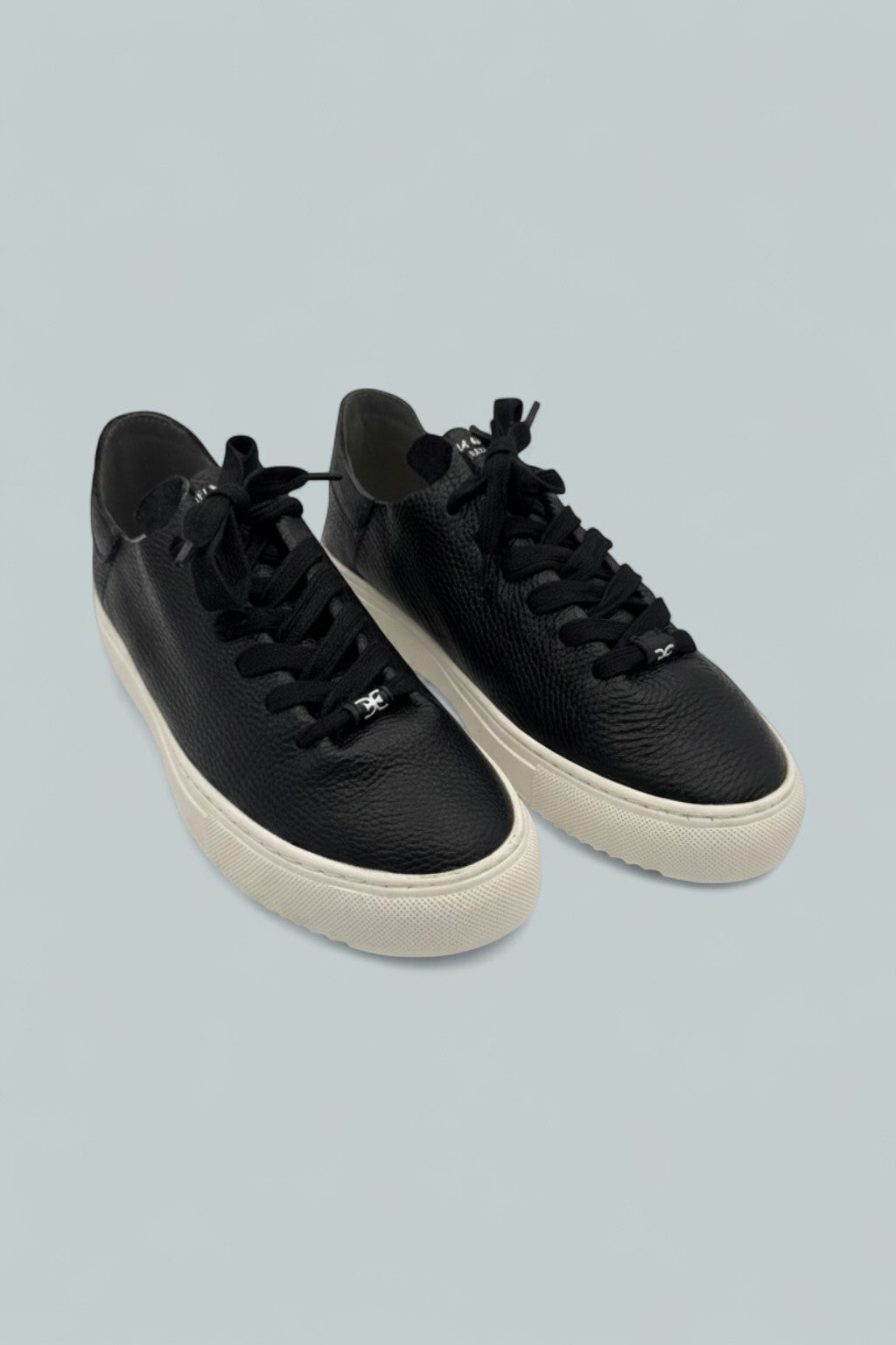 Poppy Sneakers - Black Sport Tumbled Leather