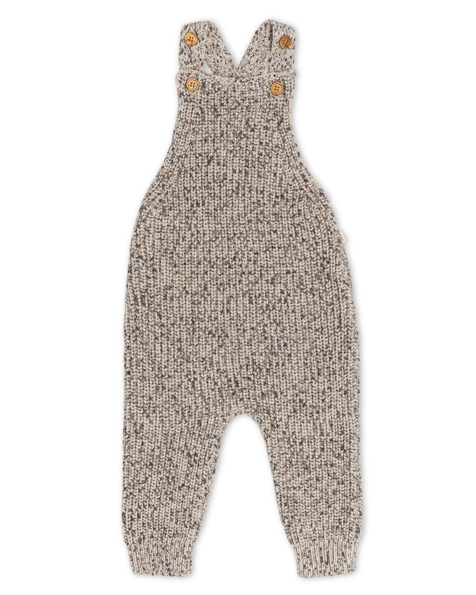 Knit Overalls - Rhino Gray