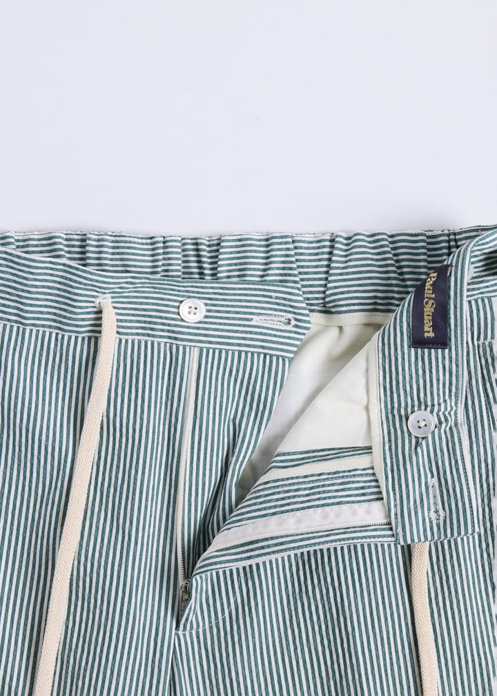 Seersucker Trouser - Green