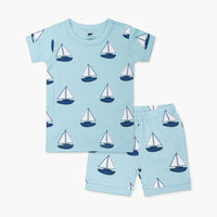 Two-Piece Shorty Pajama Set - Set Sail