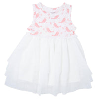 Baby Tutu Dress - Narwhal Pink