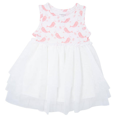 Baby Tutu Dress - Narwhal Pink