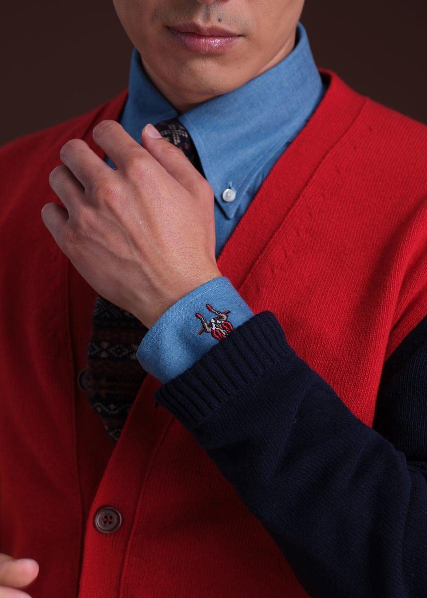 Cotton Washed Denim Sport Shirt - Denim