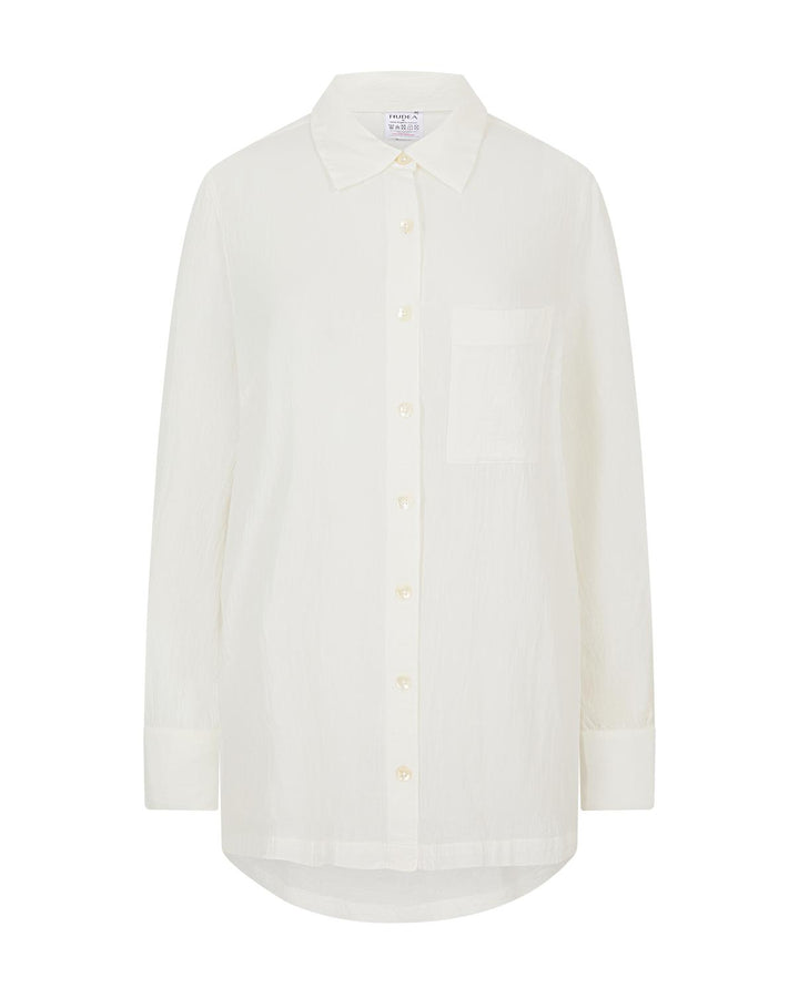 The Midi Shirt - Cotton White
