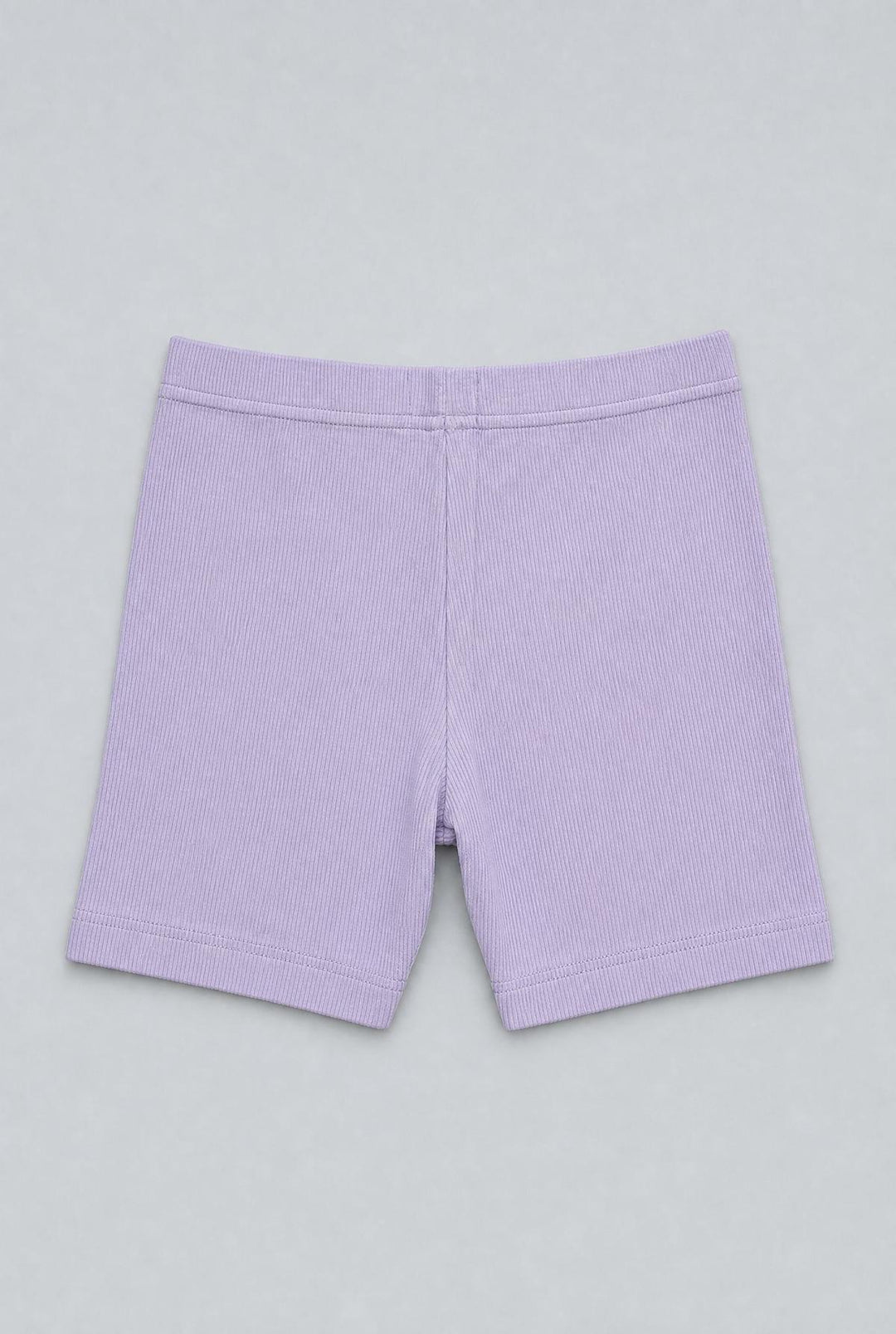 Ribbed Shorts - Purple