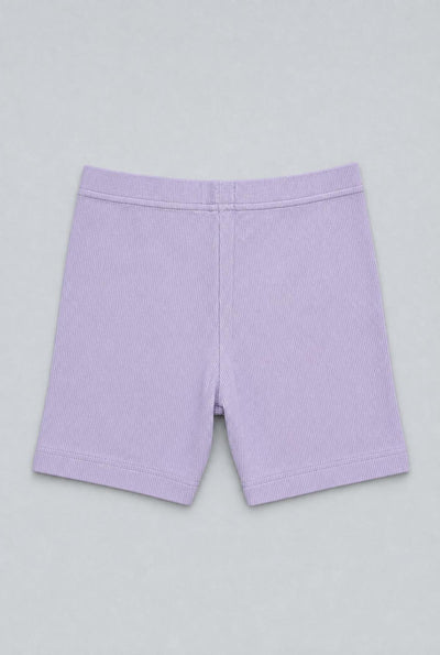 Ribbed Shorts - Purple