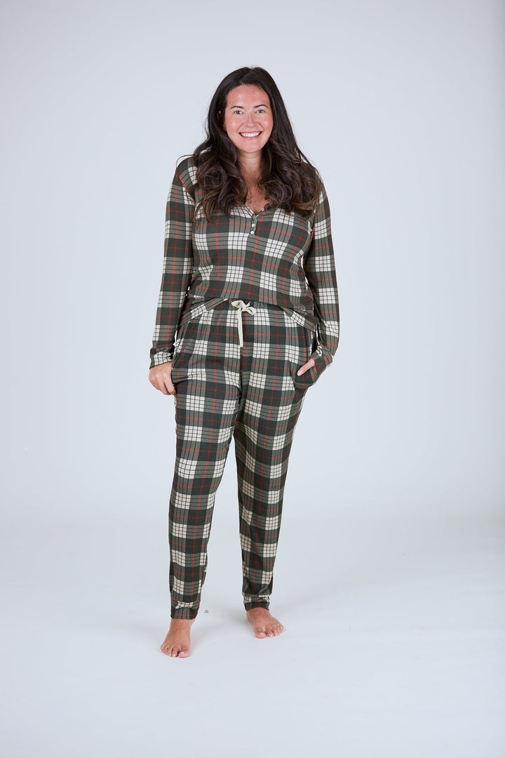 Unisex Lounge Pant - Winter Plaid