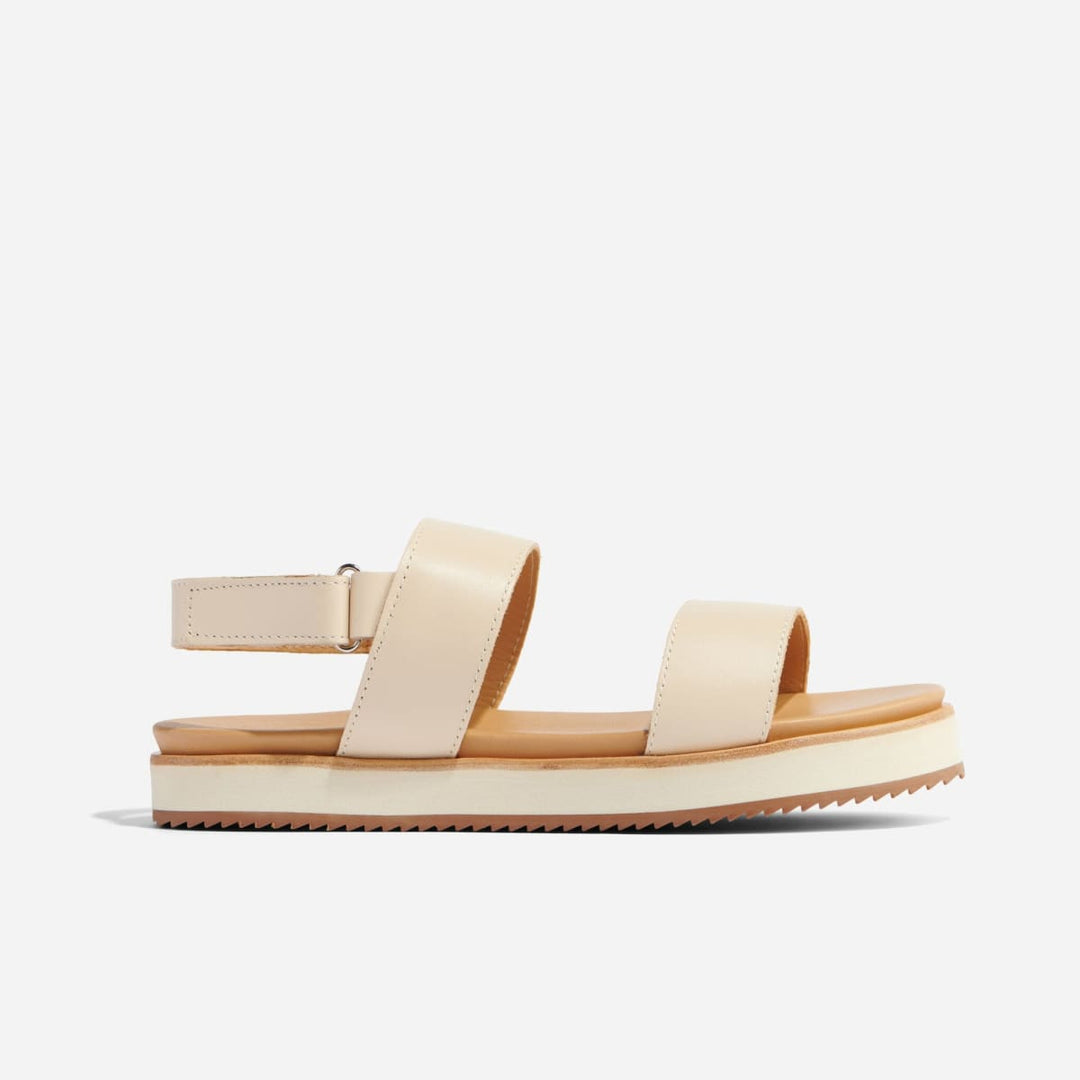 Go-To Flatform Sandal - Bone - FINAL SALE