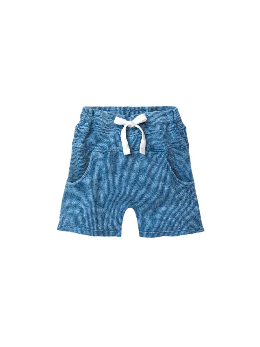 Waffle Harem Short - Blue