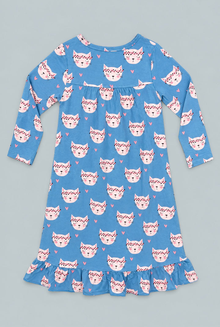 Pretty Pink Cat Boho Dress - Rachael