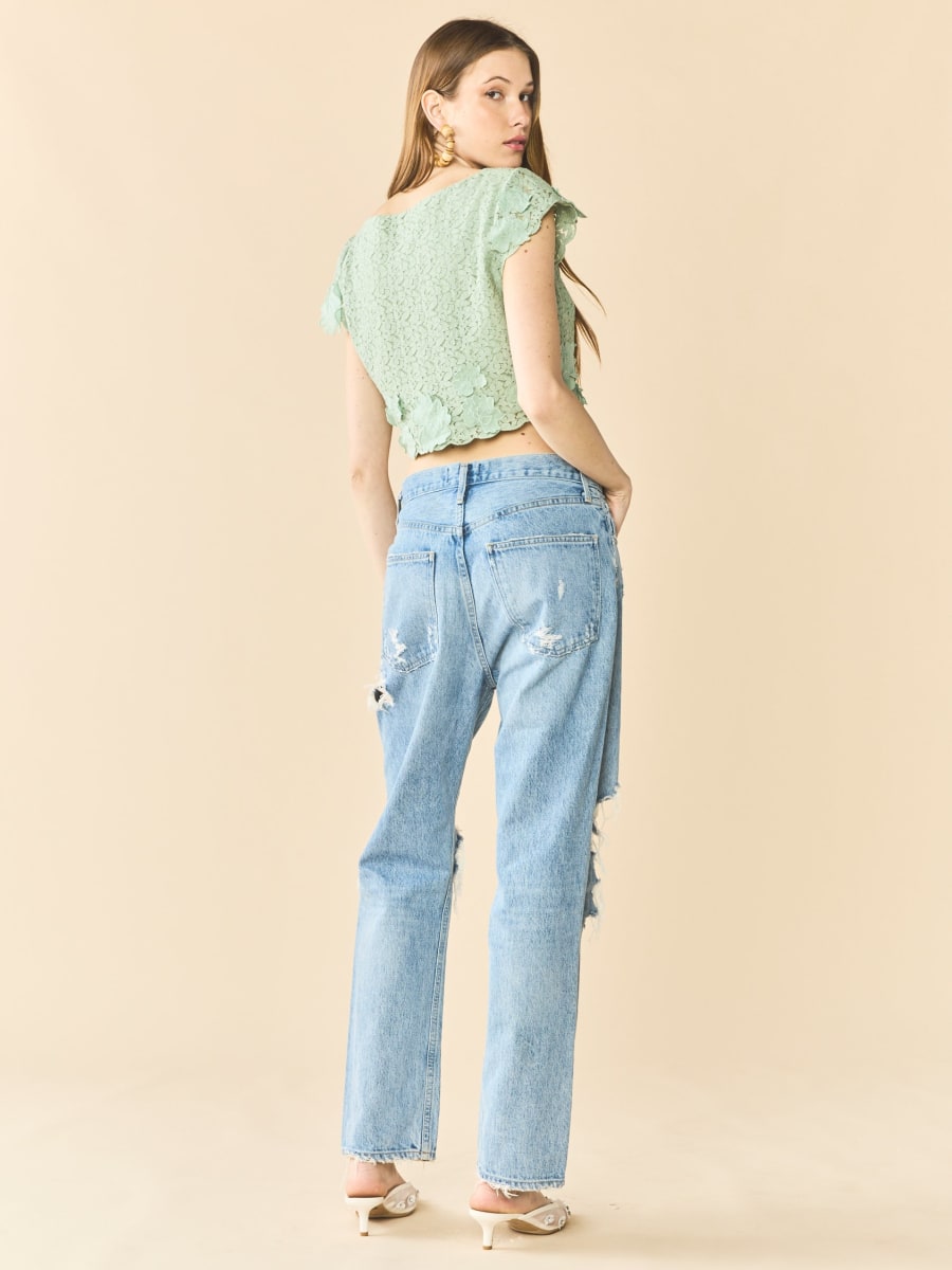 Raquel Top - Minty Green