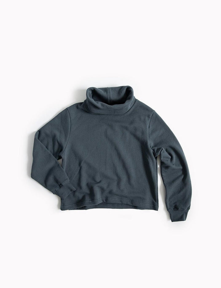 The Women's Funnel Neck Sweatshirt - Dusk