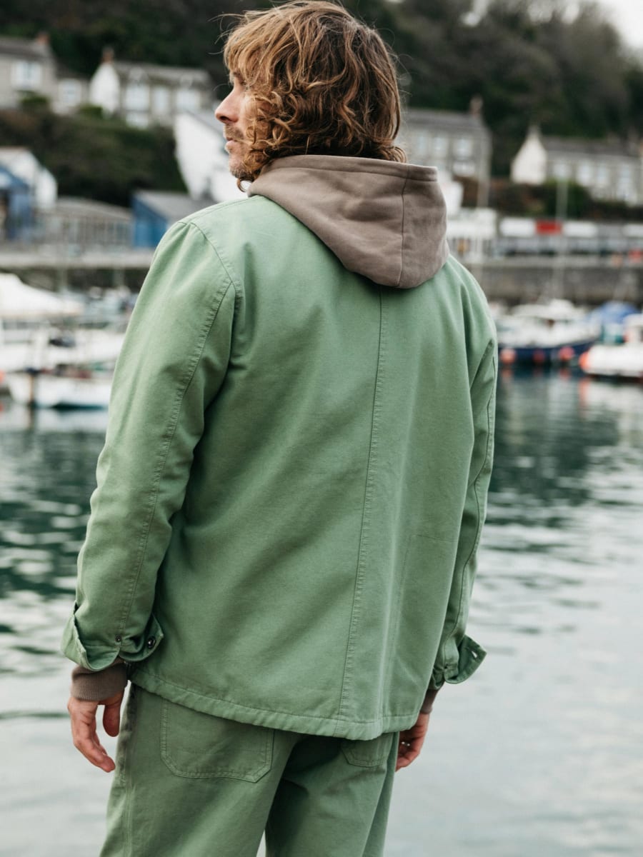 Men's Basset Flannel Lined Jacket - Wild Sage