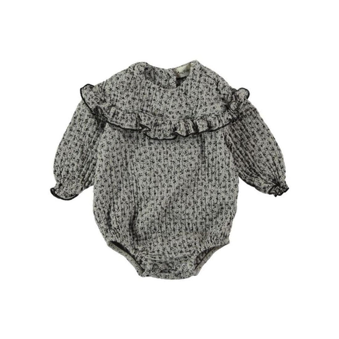 Organic Liberty Romper - Grey