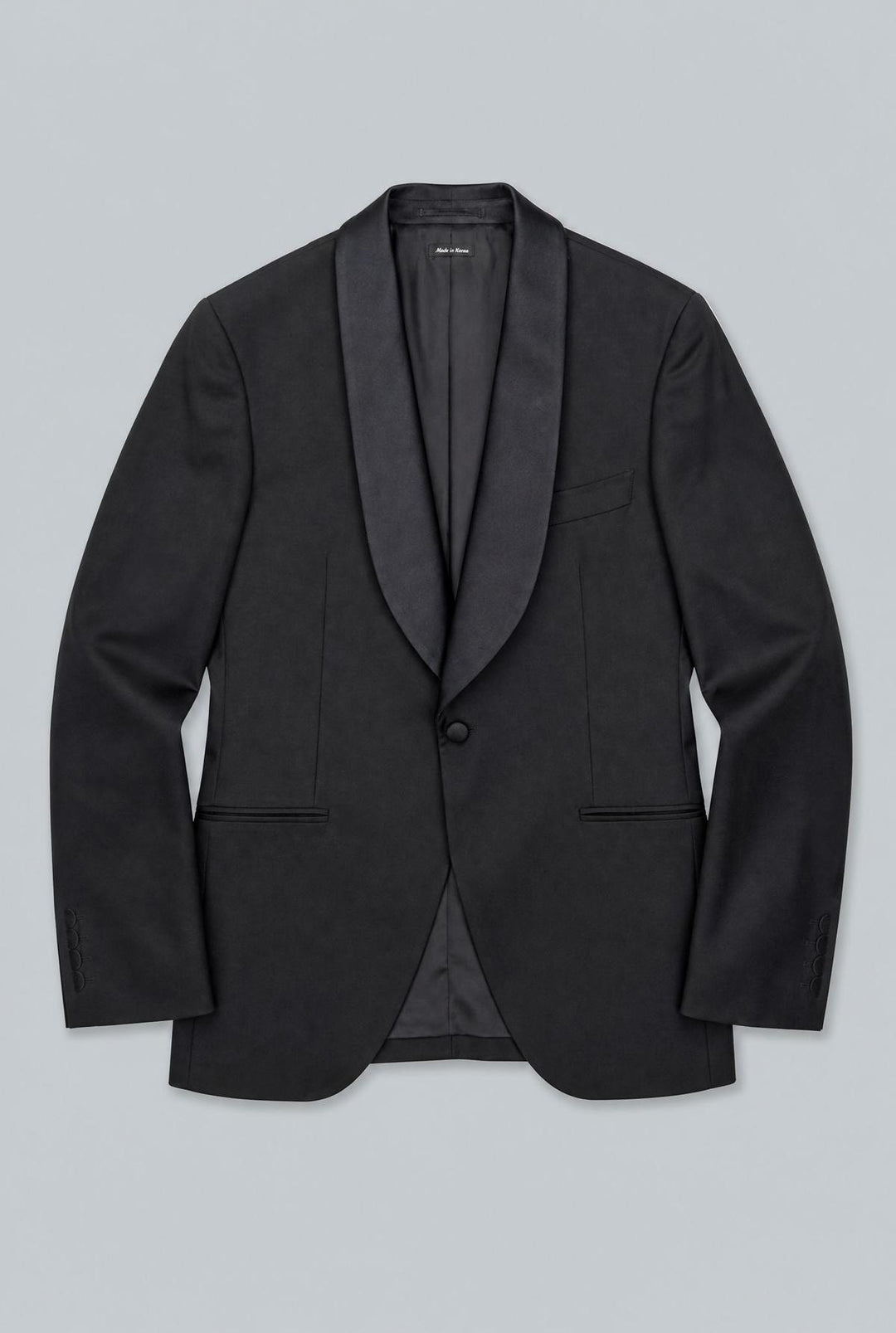 Shawl Collar Dinner Jacket - Black