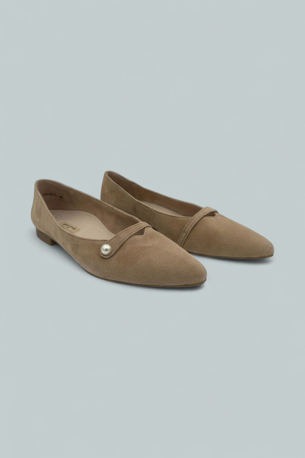 Tahitian Pointed Toe Flats - Dakar Suede