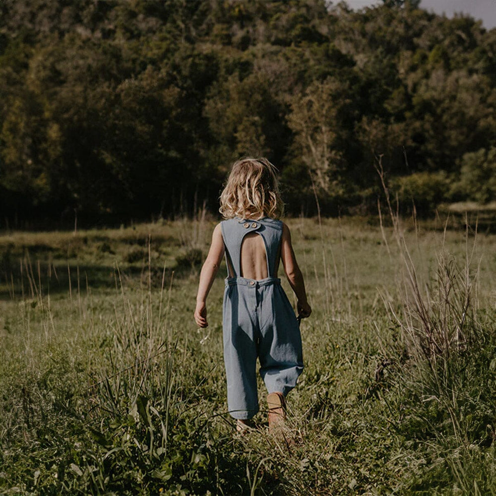 The Rae Jumpsuit - Light Denim Jumpsuits The Simple Folk 