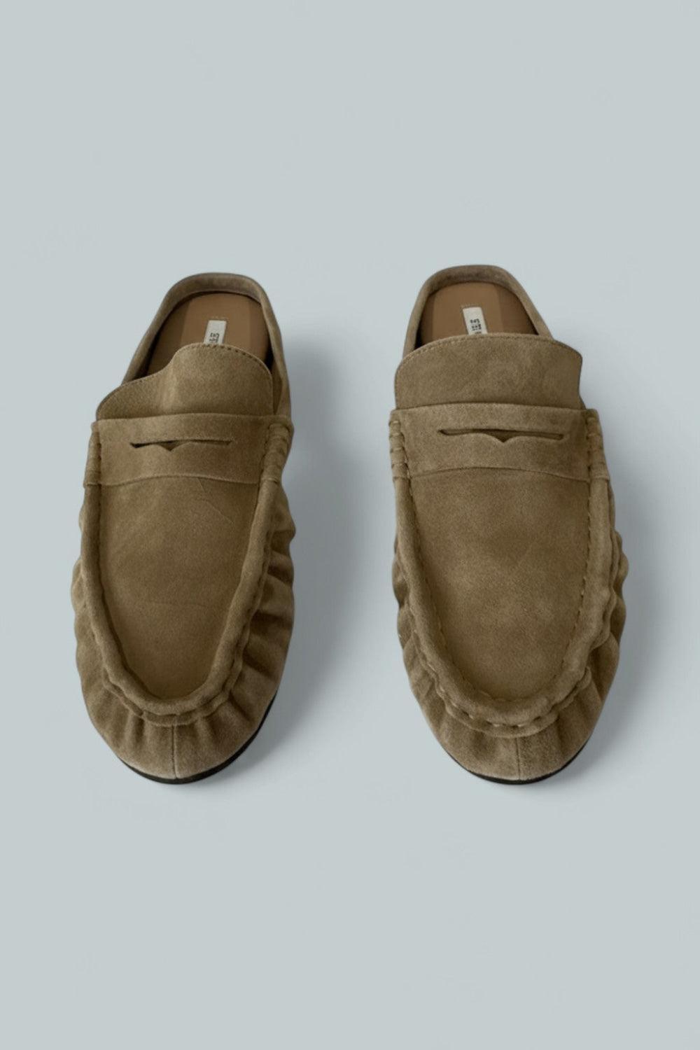 Rafe Mule Loafers - Beige - Mules