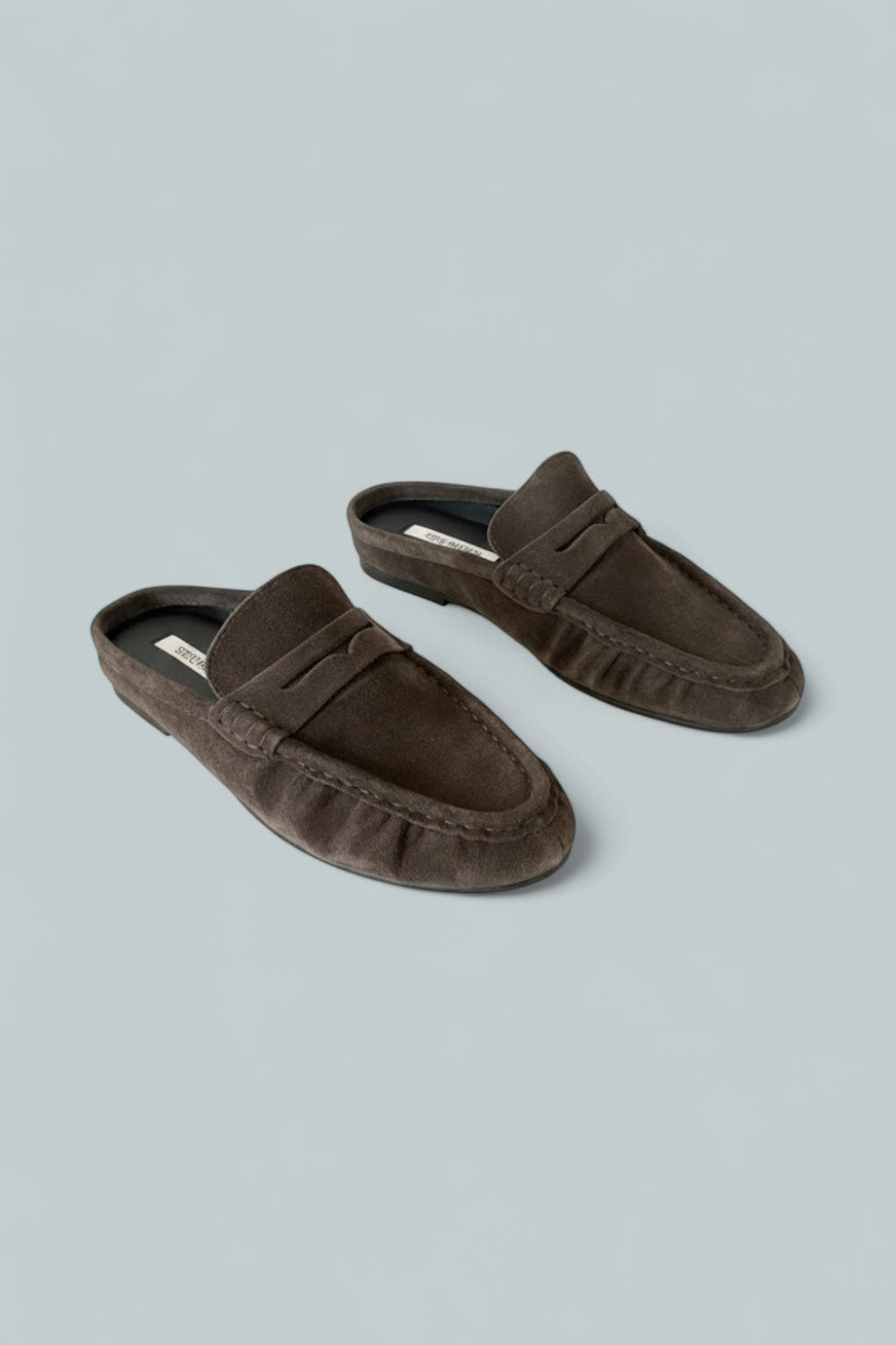 Rafe Slip On Mule Loafers - Brown - 6 M - Mules